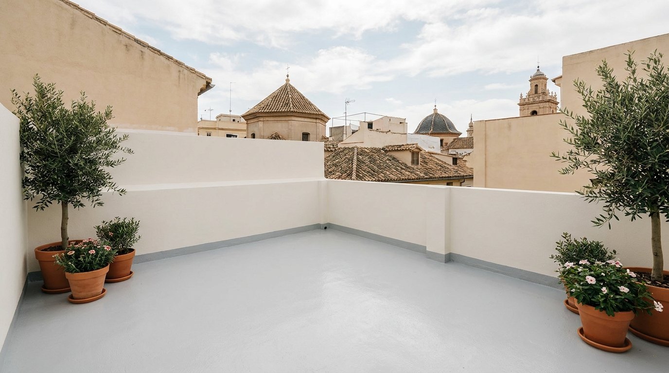 Terraza impermeabilizada
